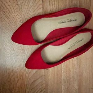 Red Flats only worn a couple times
